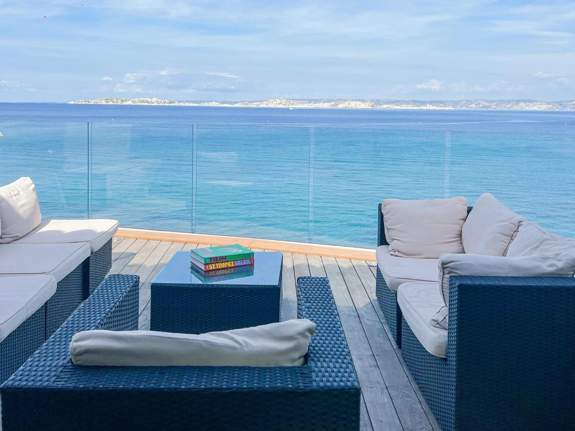 Villa Luxe Vue Mer Panoramique - Sauna-Hamam - Jacuzzi 马赛 外观 照片
